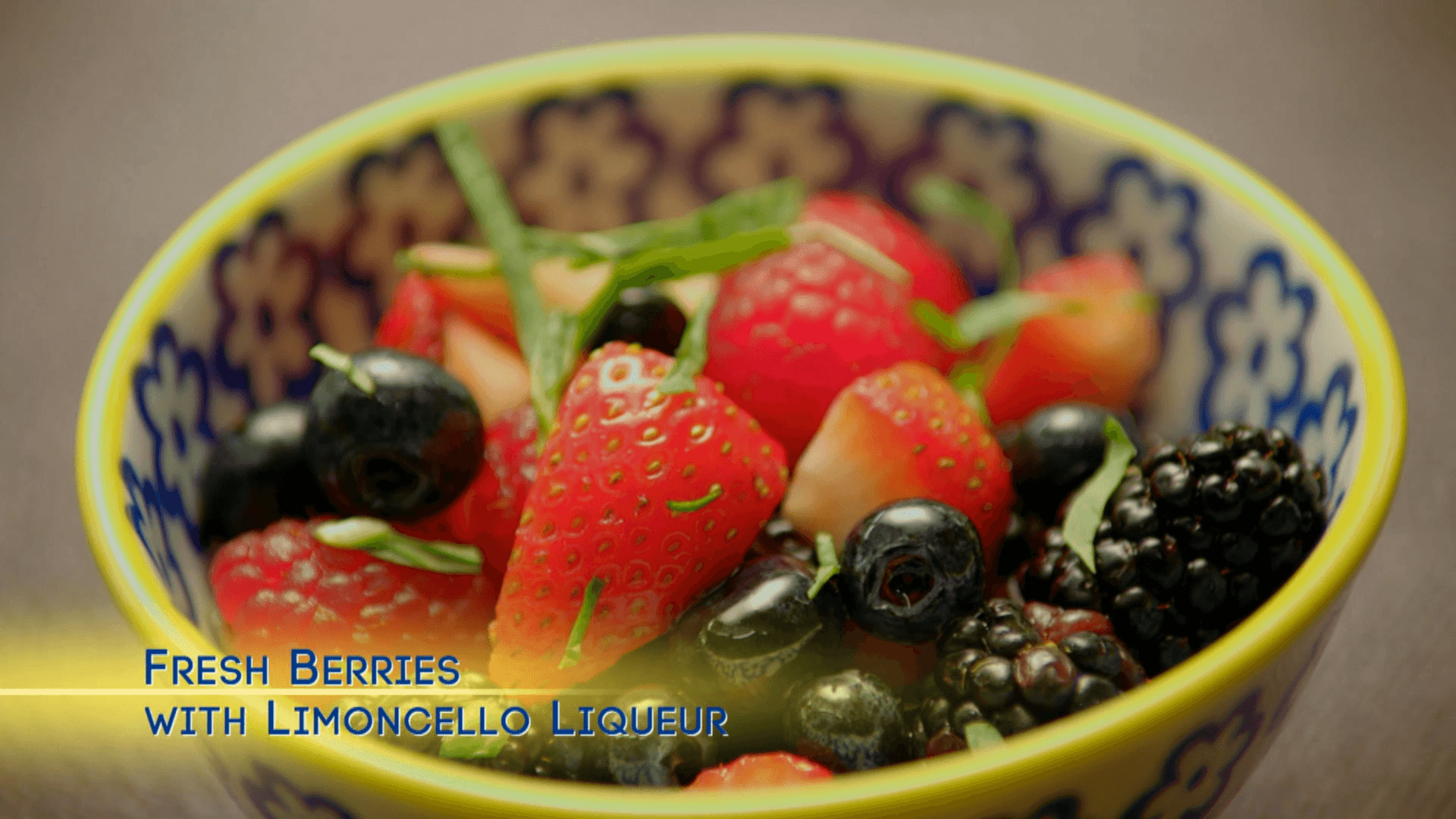 Fresh Berries W Limonchello