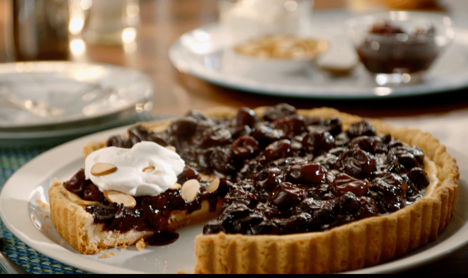 cherry cheesecake pizza pie