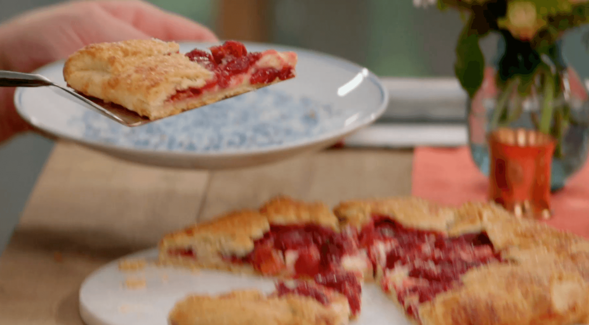 Cherry Cream Cheese Galette