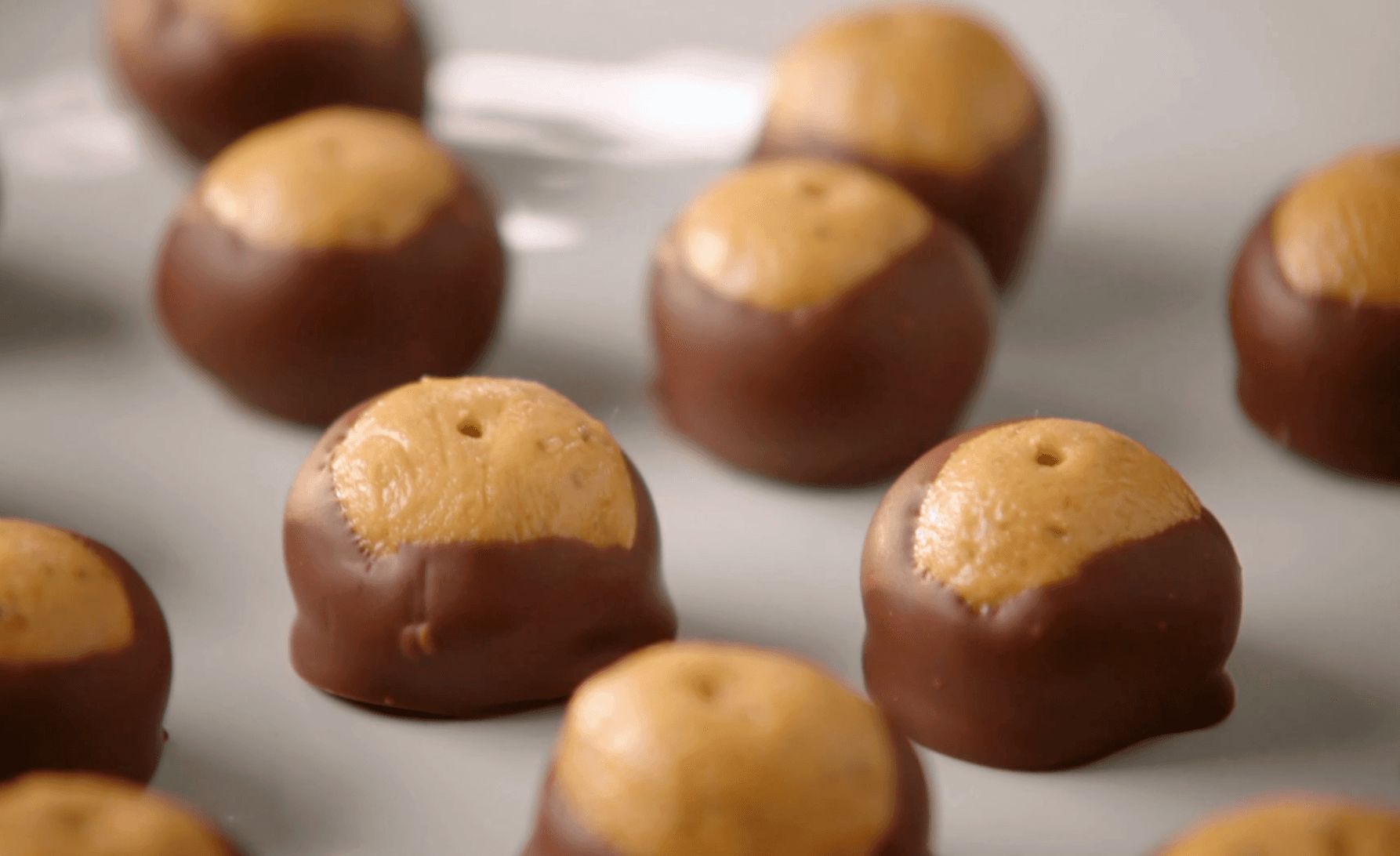 Crunchy Toffee Buckeyes
