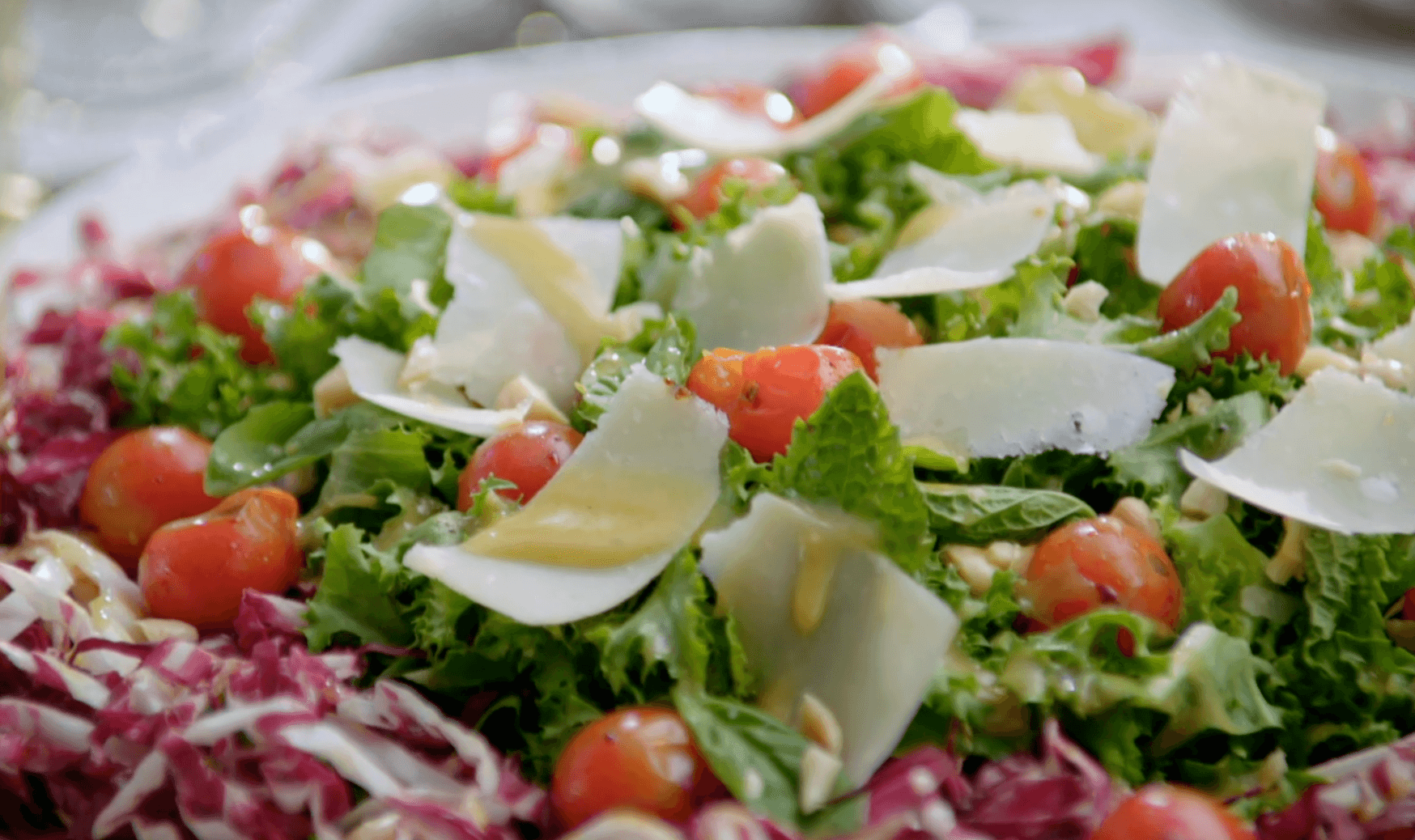 Escarole Salad with Roasted Meyer Lemon Vinaigrette