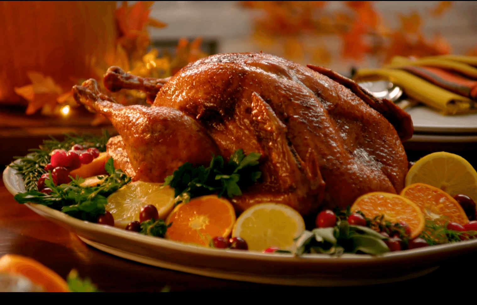 Fennel and Citrus Roasted Turkey with Gravy