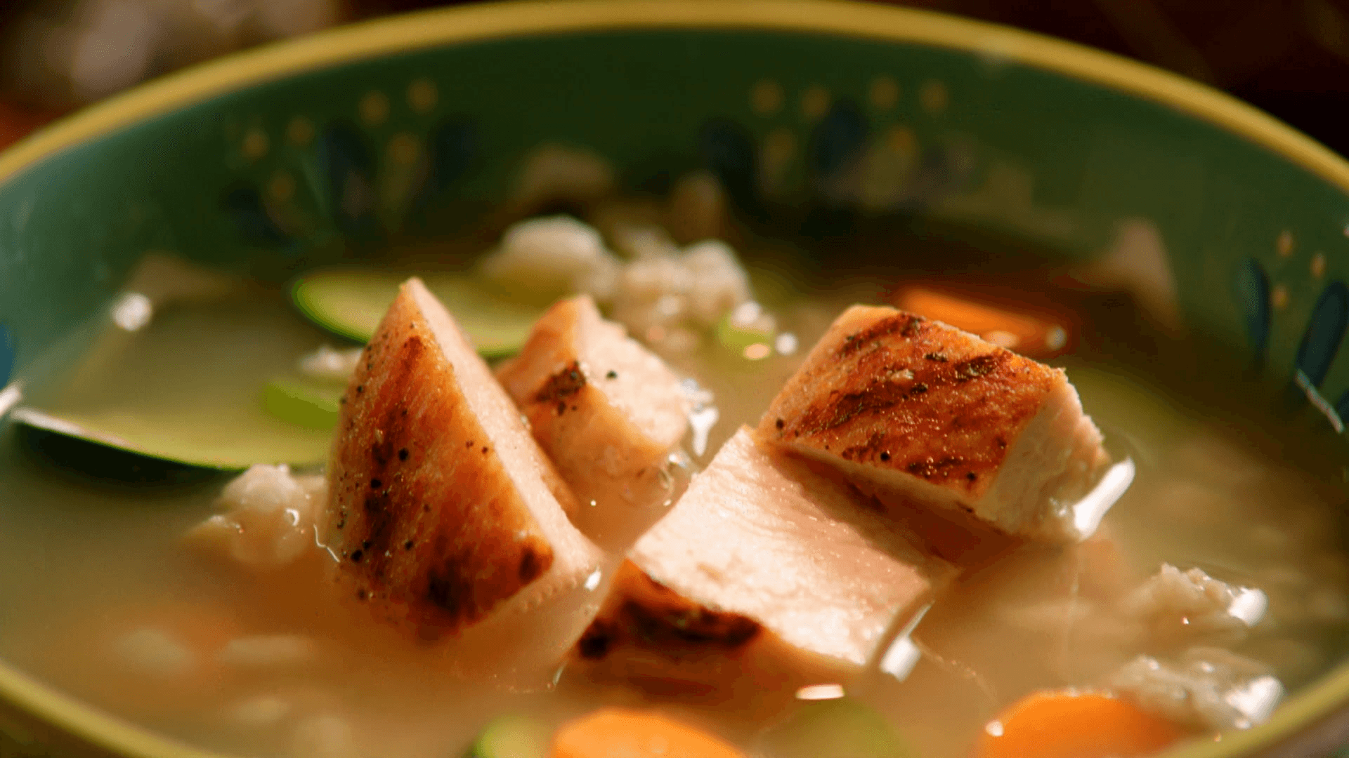 grilled chicken soup