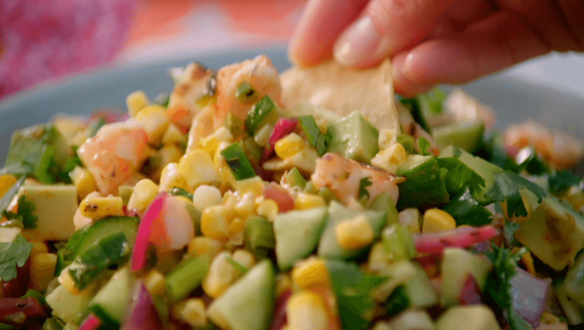 Grilled Shrimp Salsa