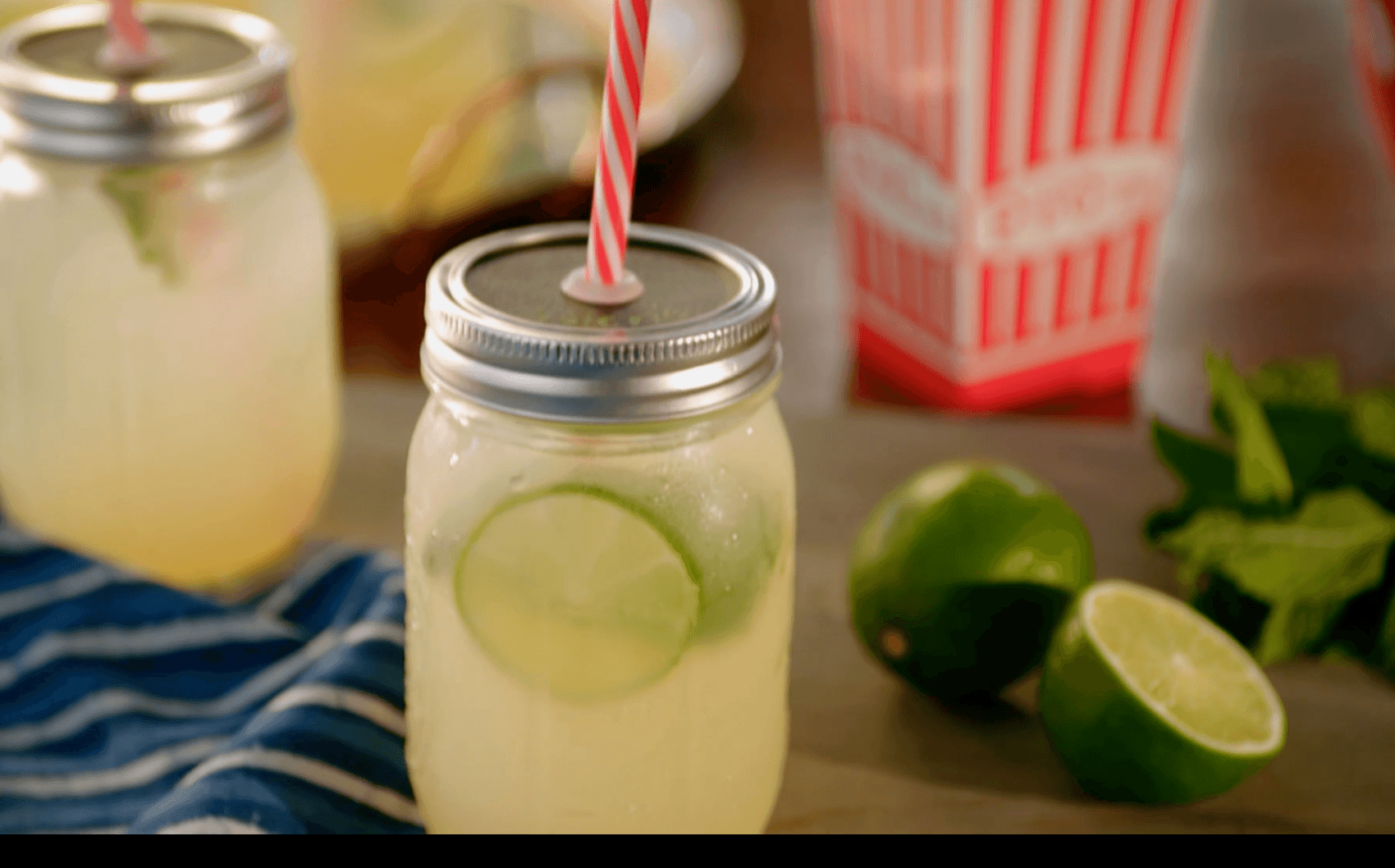 Limeade and Mint Soda