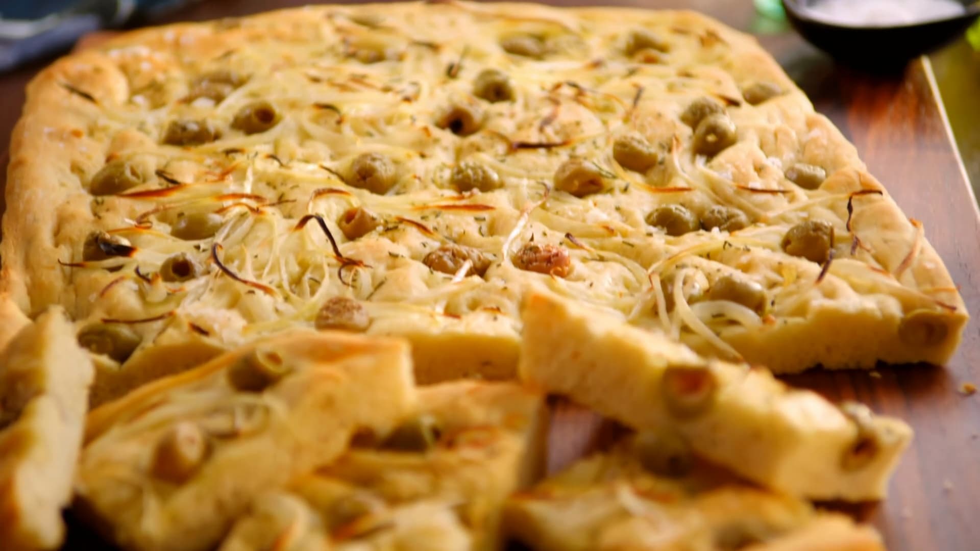 Olive and Rosemary Focaccia
