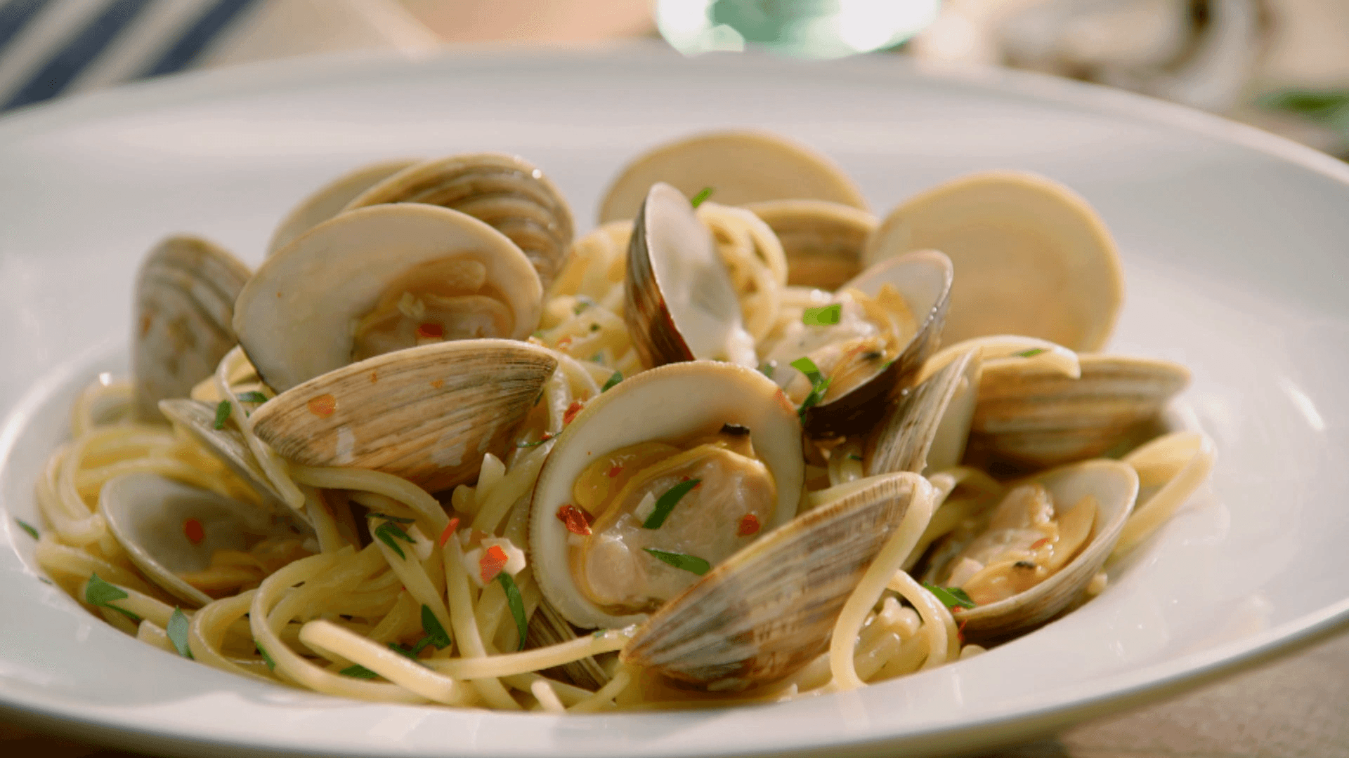 pasta w clams