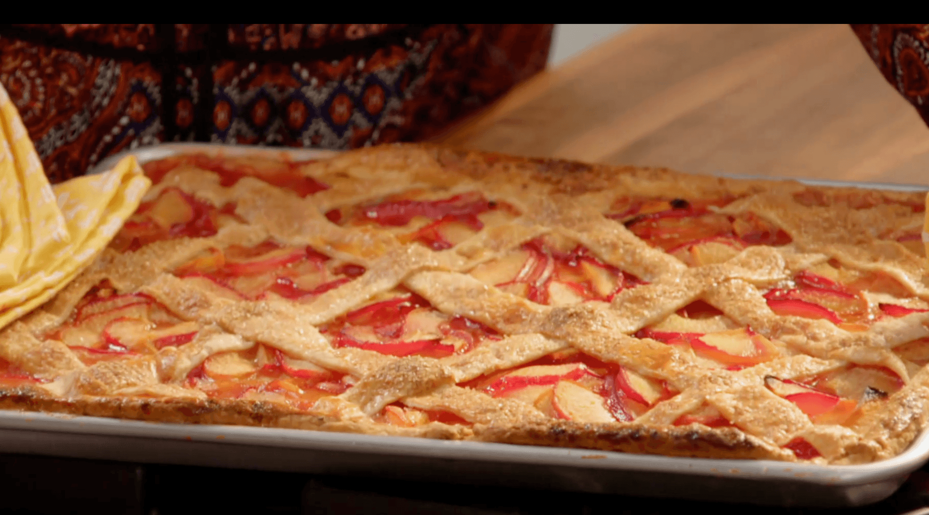 Plum Slab Pie