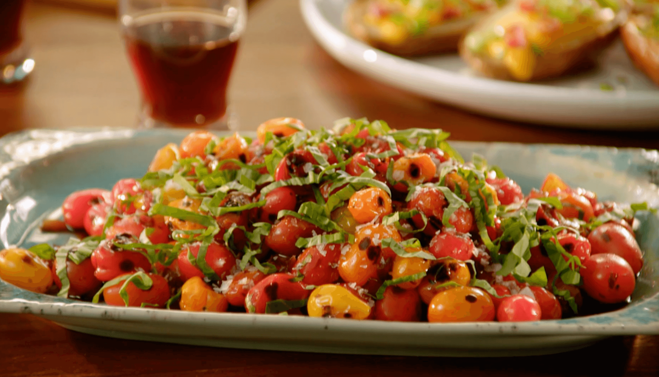 Pan-Roasted Tomatoes with Quick Balsamic Jam