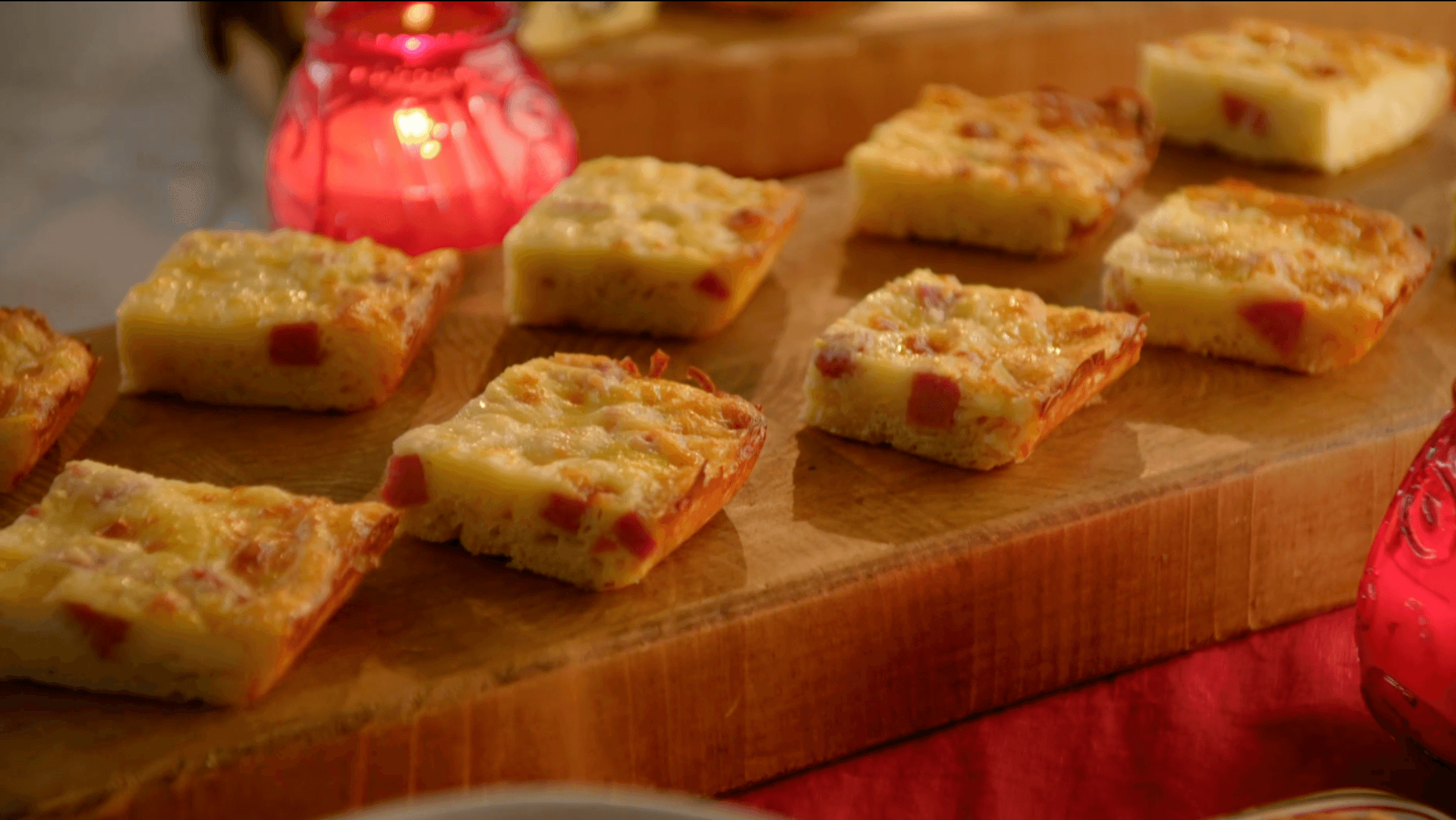 Valerie's Cheesy Salami Pie