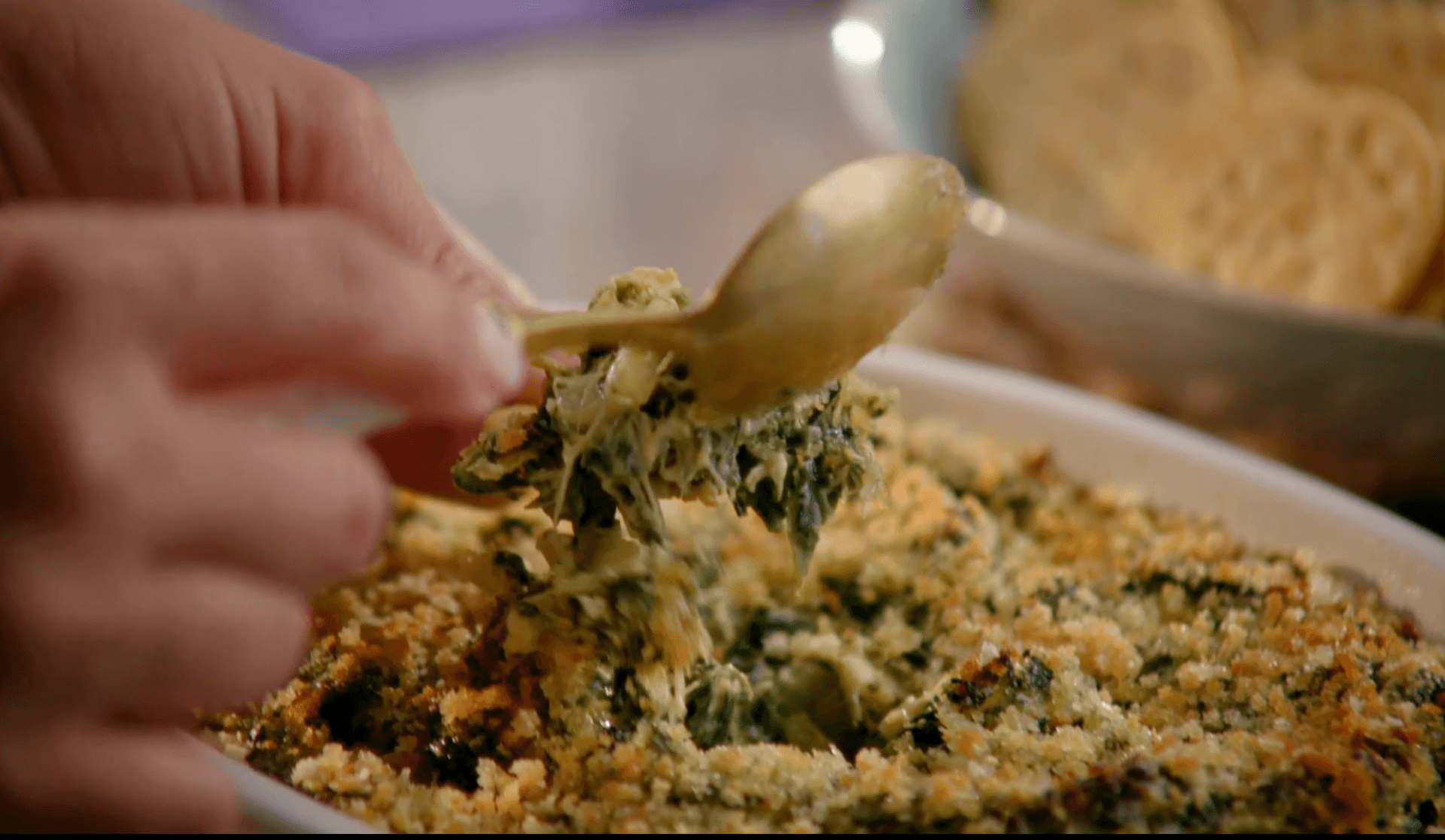 Hot Spinach and Crab Dip