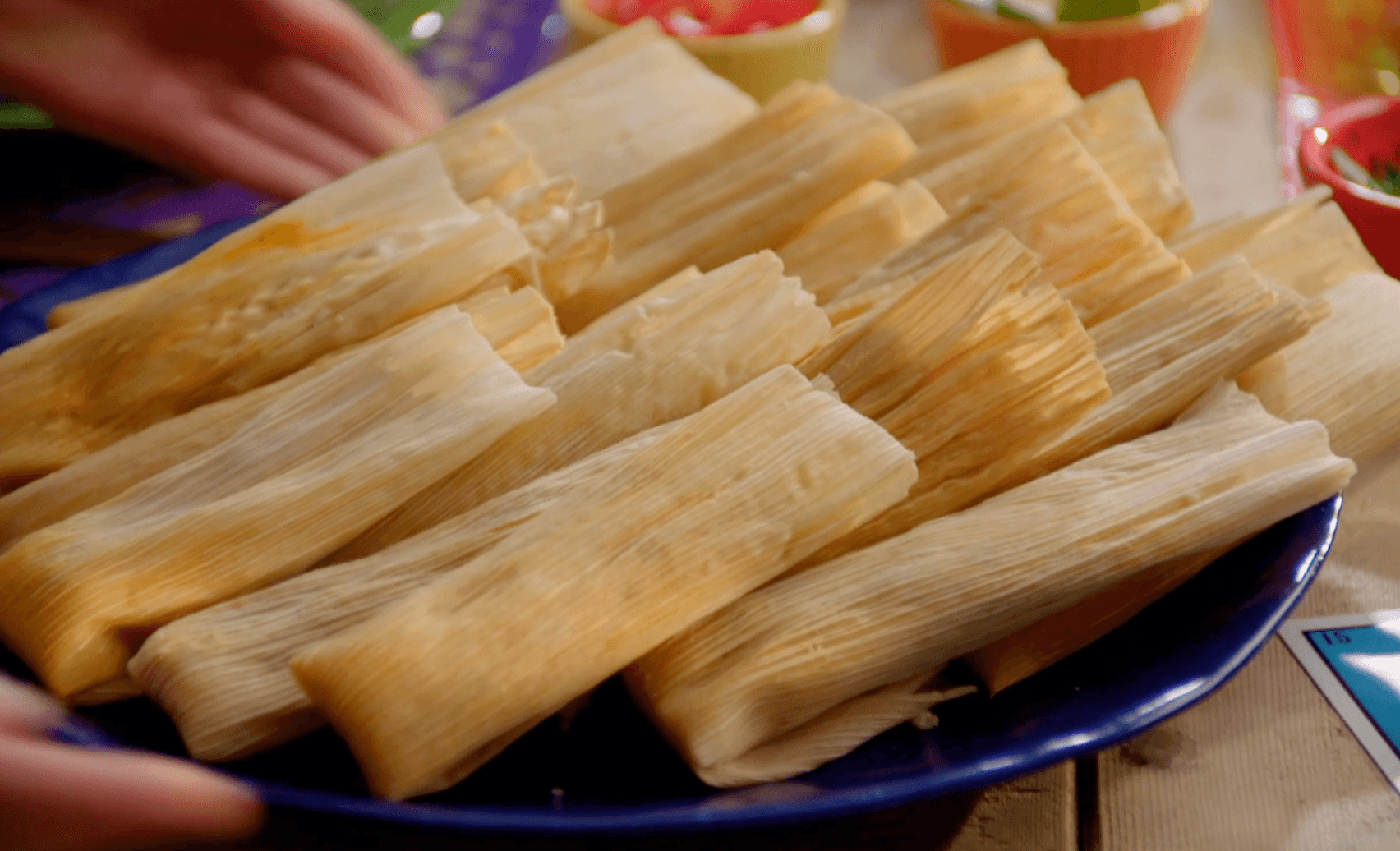 Red Chile Chicken Tamales