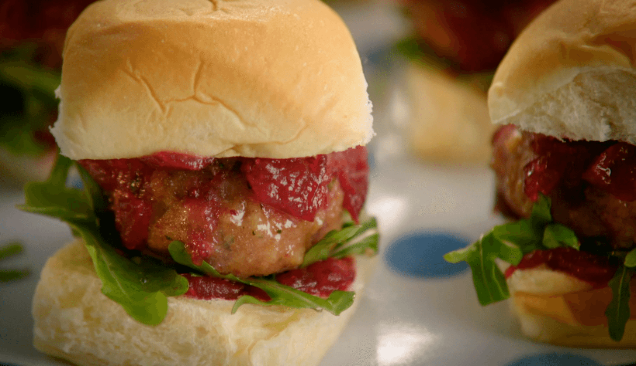 Turkey Cranberry Sliders