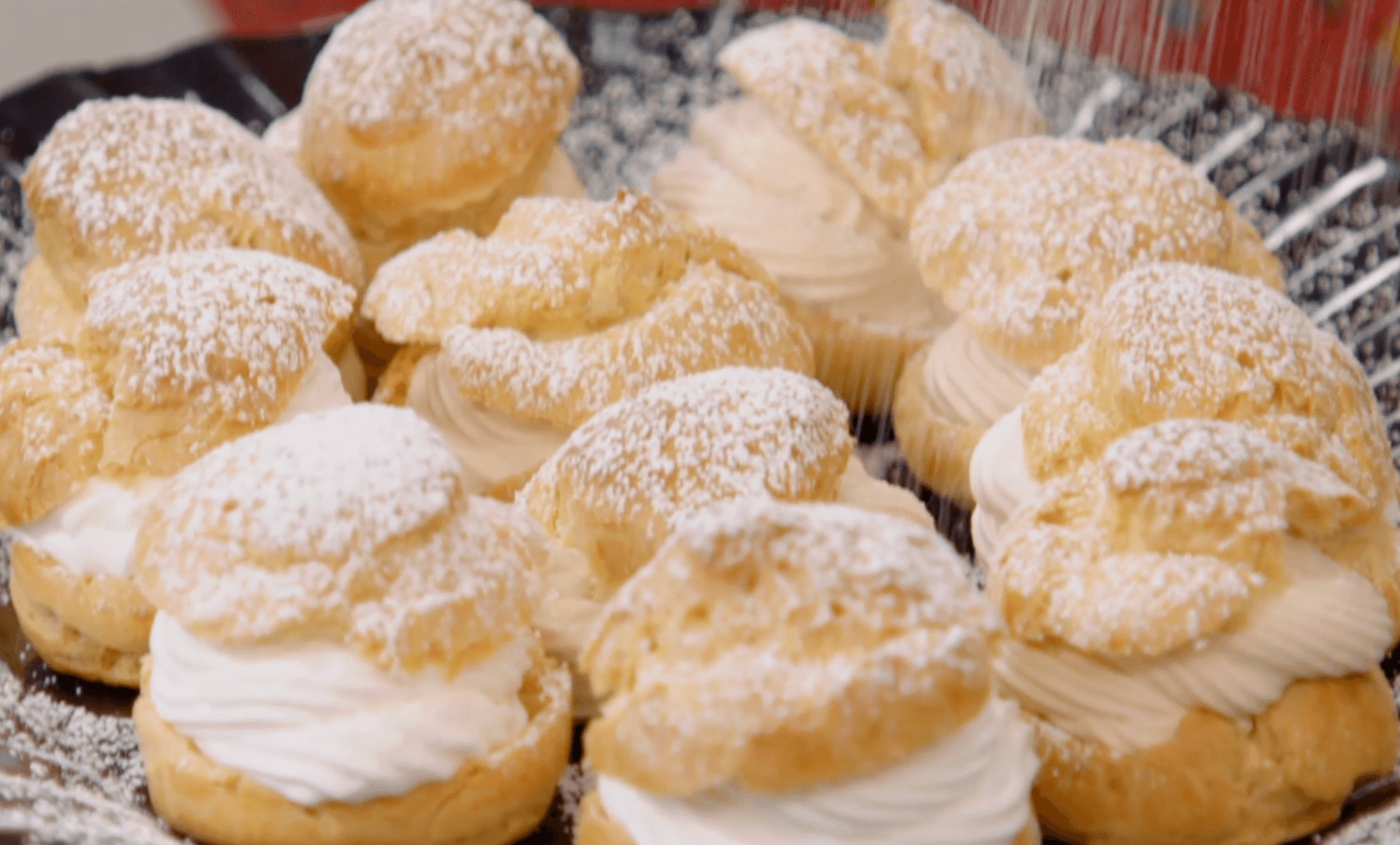 Vanilla and Coffee Cream Puffs
