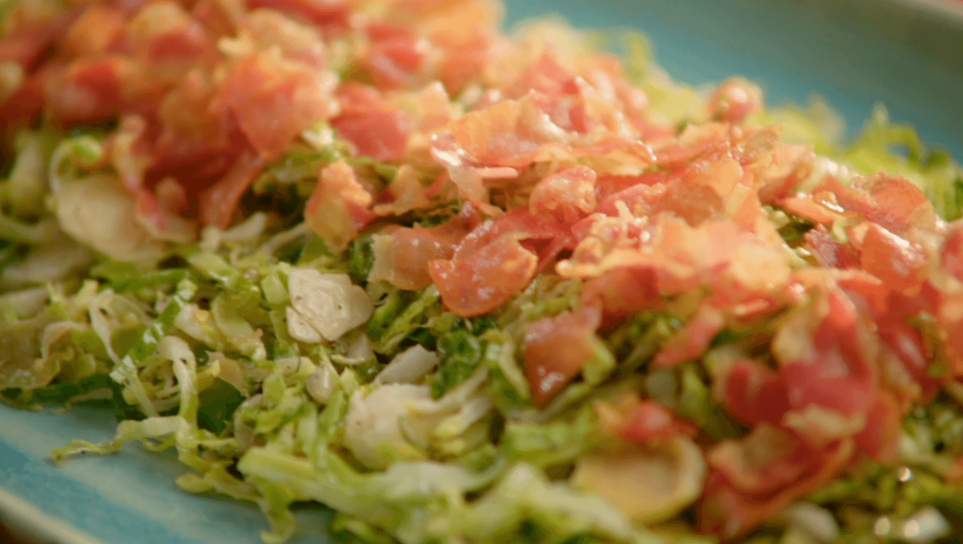 Warm Brussels Sprout Salad
