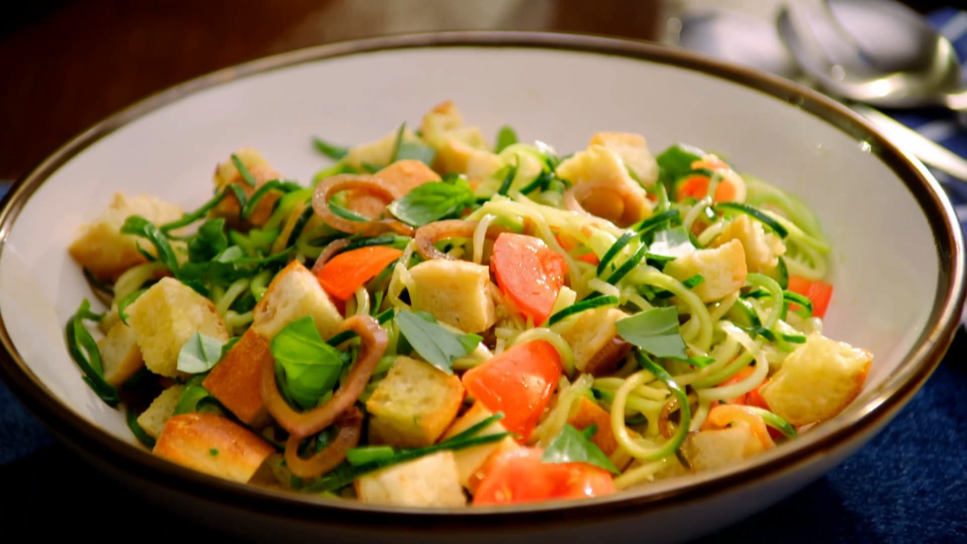 Zoodle Panzanella
